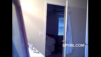 Small Tits Woman in Bathroom-Hidden Cam Clip