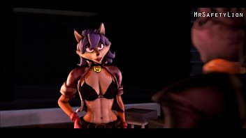 sly cooper has a threesome with carmelita fox  and krystal and he knocks them up by mrsafetylion