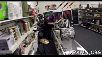Check out how sex in shop is happening previous to the camera