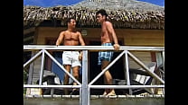 On a Tropical Island Two Guys Double Penetrate Waitress Eva Roberts
